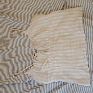 Striped tank top, milkmaid